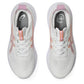 Women`s GEL-Nimbus 27 Running Shoes White and Light Ube Footwear Asics