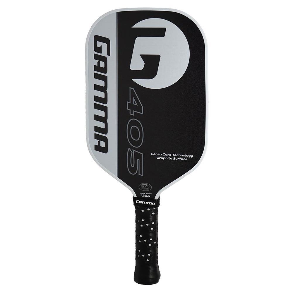 405 Pickleball Paddle Black and White Racquets Gamma