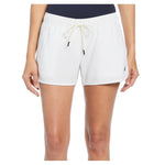 Women's Drawstring 4 Inch Tennis Short Bright White Apparel Penguin