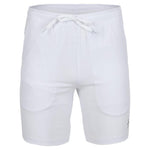 Men's Solid Performance 8 Inch Tennis Short Bright White Apparel Penguin