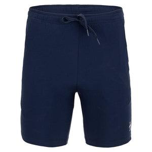 Men's Solid Performance 8 Inch Tennis Short Black Iris Apparel Penguin