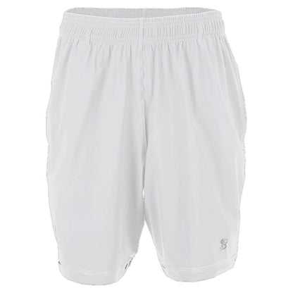 Men's SB Sport Game 9 Inch Tennis Short White Apparel Sofibella