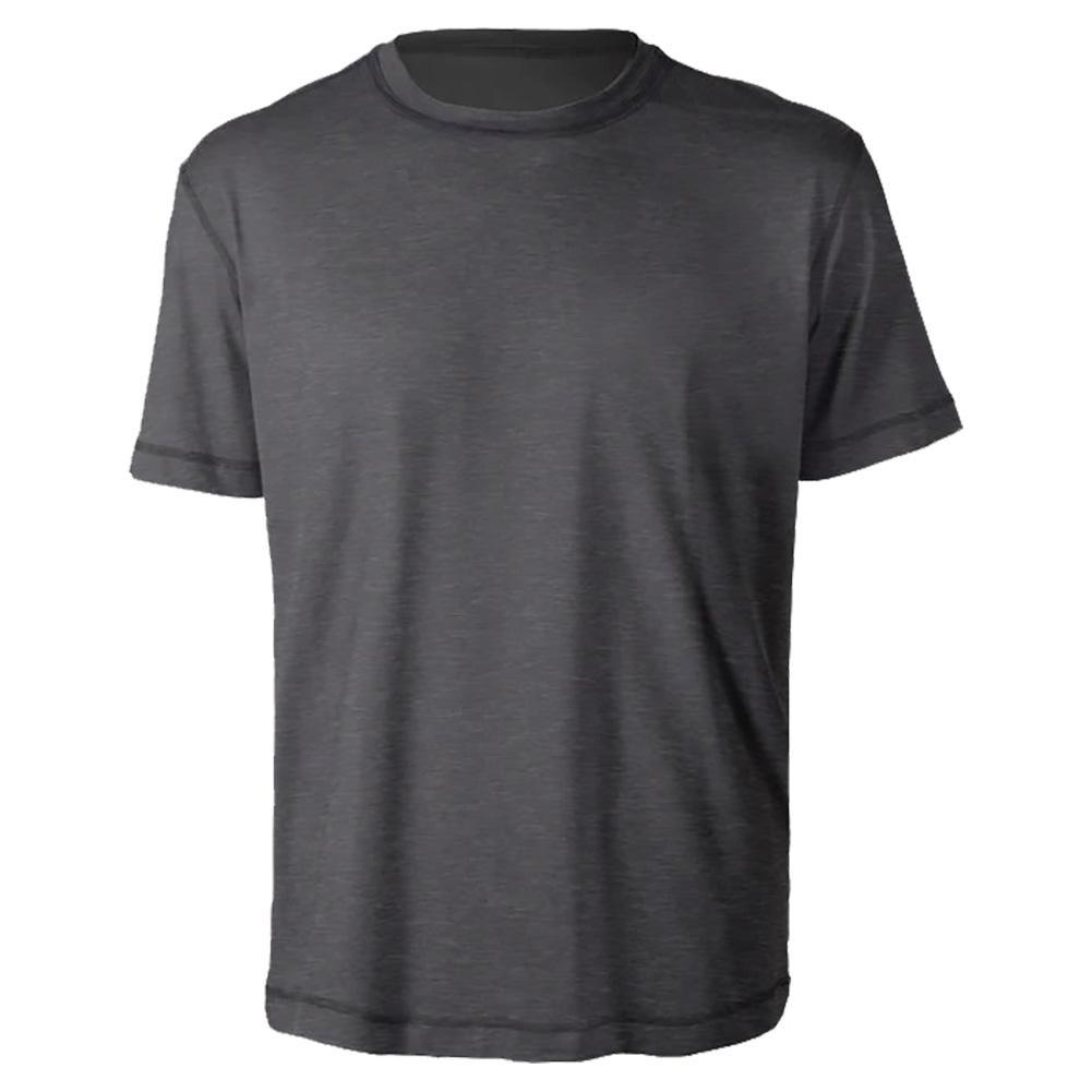 Men`s SB Sport Classic Fit Short Sleeve Tennis Crew Grey Melange Apparel Sofibella
