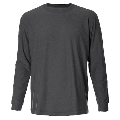 Men's SB Sport Classic Fit Long Sleeve Tennis Crew Grey Melange Apparel Sofibella