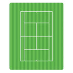 Tennis Court Mousepad Grass Court Accessories Racquet Inc