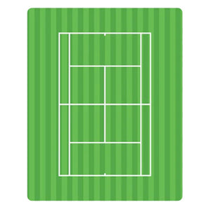 Tennis Court Mousepad Grass Court Accessories Racquet Inc