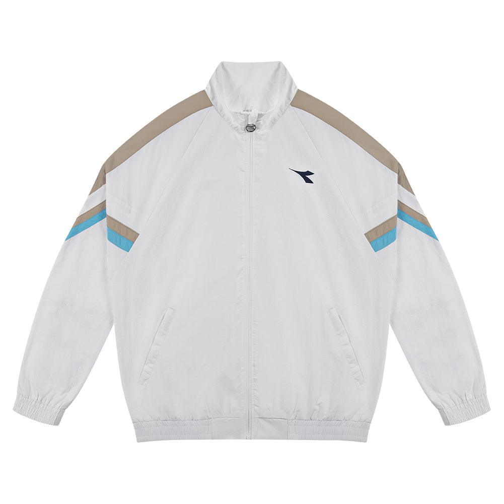 Unisex Icon Tennis Track Jacket Optical White Apparel Diadora