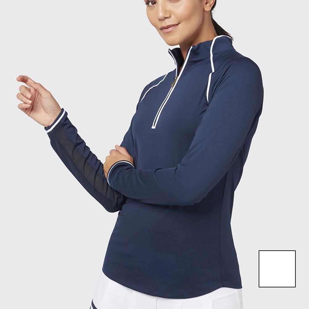 Women's Essentials Veronica Sun Production 1/4 Zip Tennis Top Apparel Penguin
