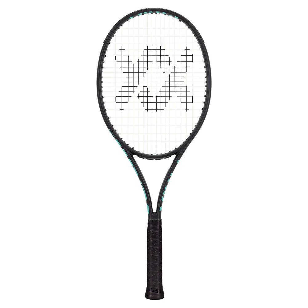 Team Speed Prestrung Tennis Racquet Black and Turquoise Racquets Volkl