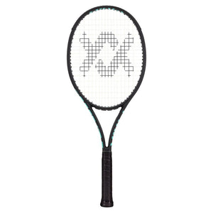 Team Speed Prestrung Tennis Racquet Black and Turquoise Racquets Volkl