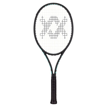 Team Speed Prestrung Tennis Racquet Black and Turquoise Racquets Volkl