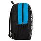 FX Club 1 Pack Tennis Backpack Black and Blue Bags Dunlop