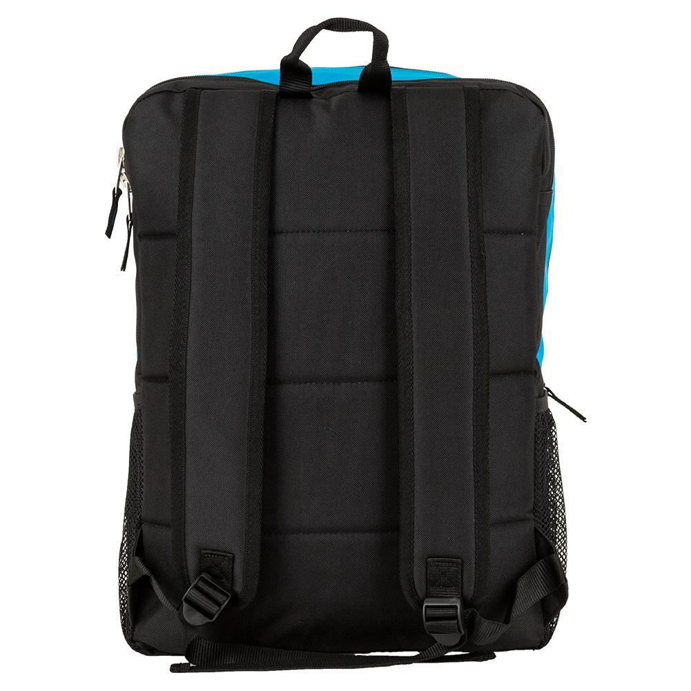 FX Club 1 Pack Tennis Backpack Black and Blue Bags Dunlop