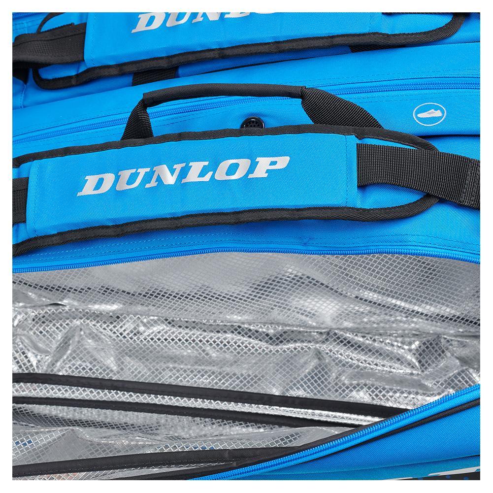 FX Performance 12 Racquet Tennis Bag Black and Blue Bags Dunlop