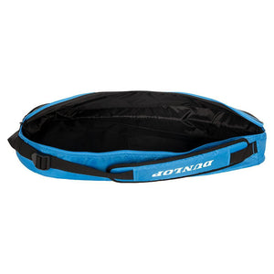 FX Club 3 Racquet Tennis Bag Black and Blue Bags Dunlop
