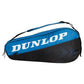 FX Club 3 Racquet Tennis Bag Black and Blue Bags Dunlop