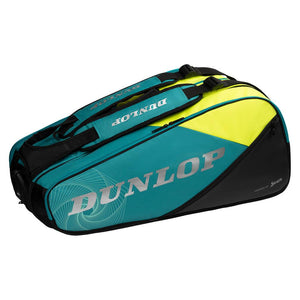 SX Performance 12 Racquet Tennis Bag Teal and Black Bags Dunlop