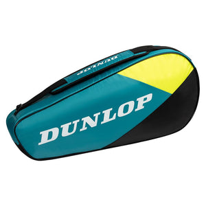 SX Club 3 Racquet Tennis Bag Teal and Black Bags Dunlop