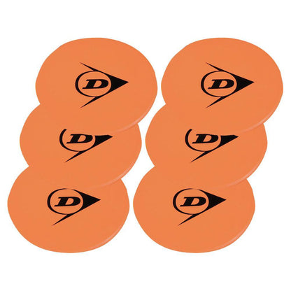 On-Court Tennis Spot Targets 6 Pack Orange Dunlop