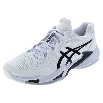 Men`s Court FF 3 Tennis Shoes White and Black Footwear Asics