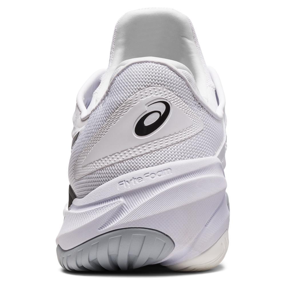 Men`s Court FF 3 Tennis Shoes White and Black Footwear Asics