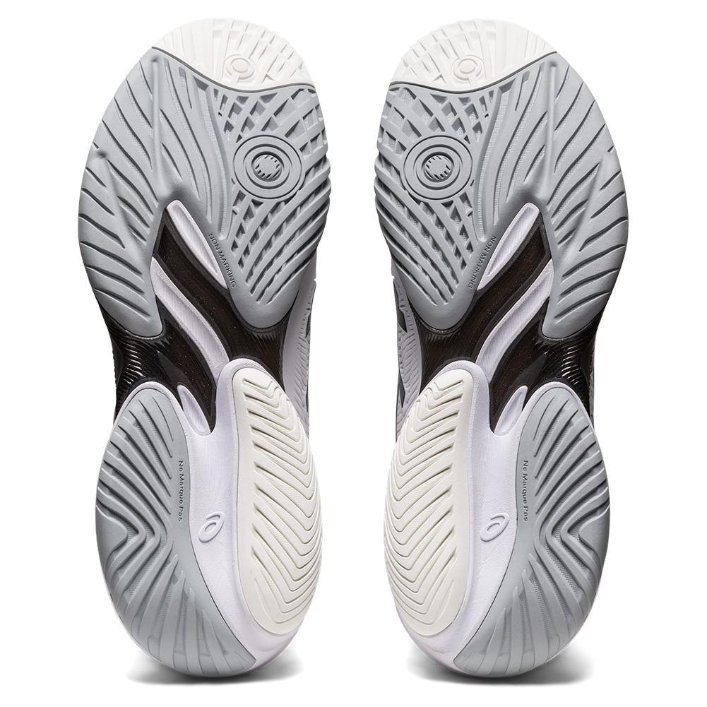 Men`s Court FF 3 Tennis Shoes White and Black Footwear Asics