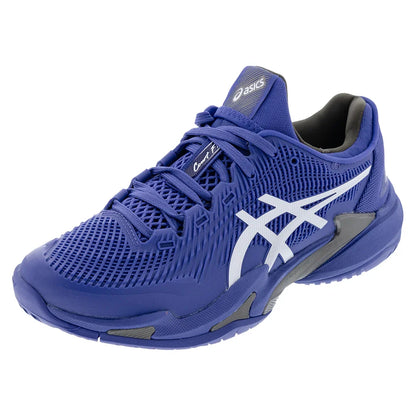 Men`s Court FF 3 Tennis Shoes Dark Cobalt and White Footwear Asics