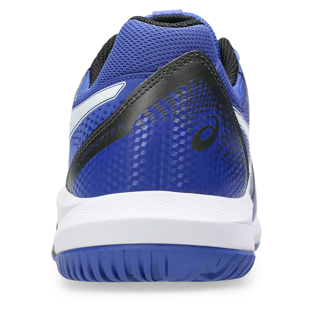 Men`s GEL-Dedicate 8 Tennis Shoes Dark Cobalt and White Footwear Asics