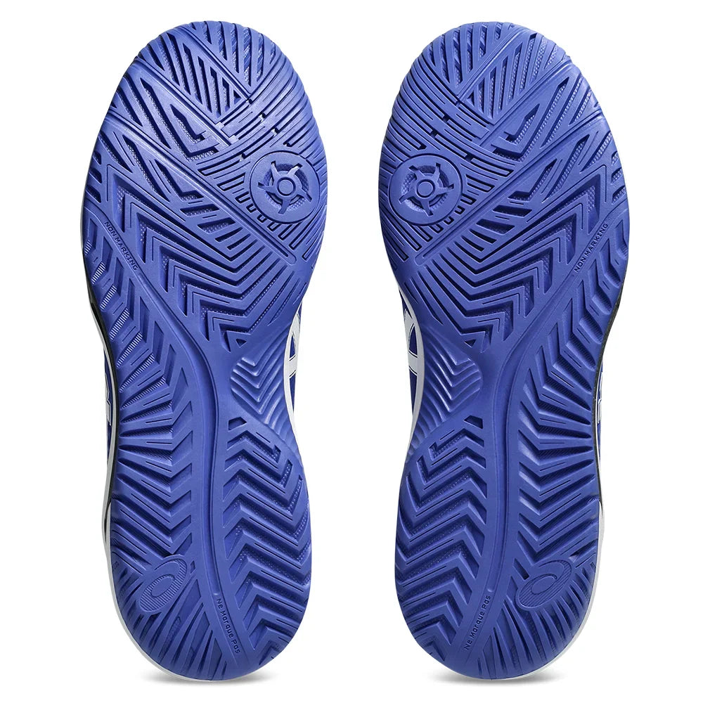Men`s GEL-Dedicate 8 Tennis Shoes Dark Cobalt and White Footwear Asics