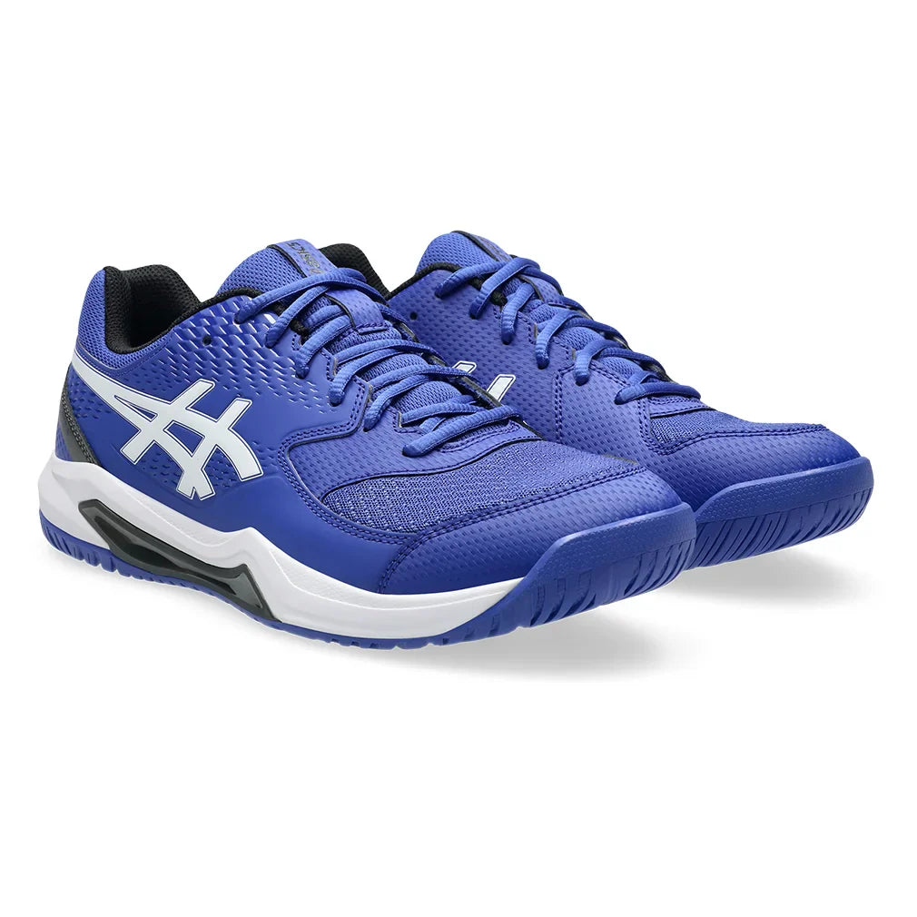 Men`s GEL-Dedicate 8 Tennis Shoes Dark Cobalt and White Footwear Asics