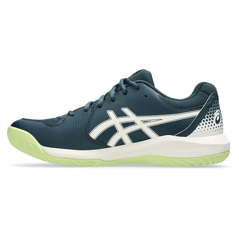 Men`s GEL-Dedicate 8 Pickleball Shoes Tranquil Teal and Cream Footwear Asics
