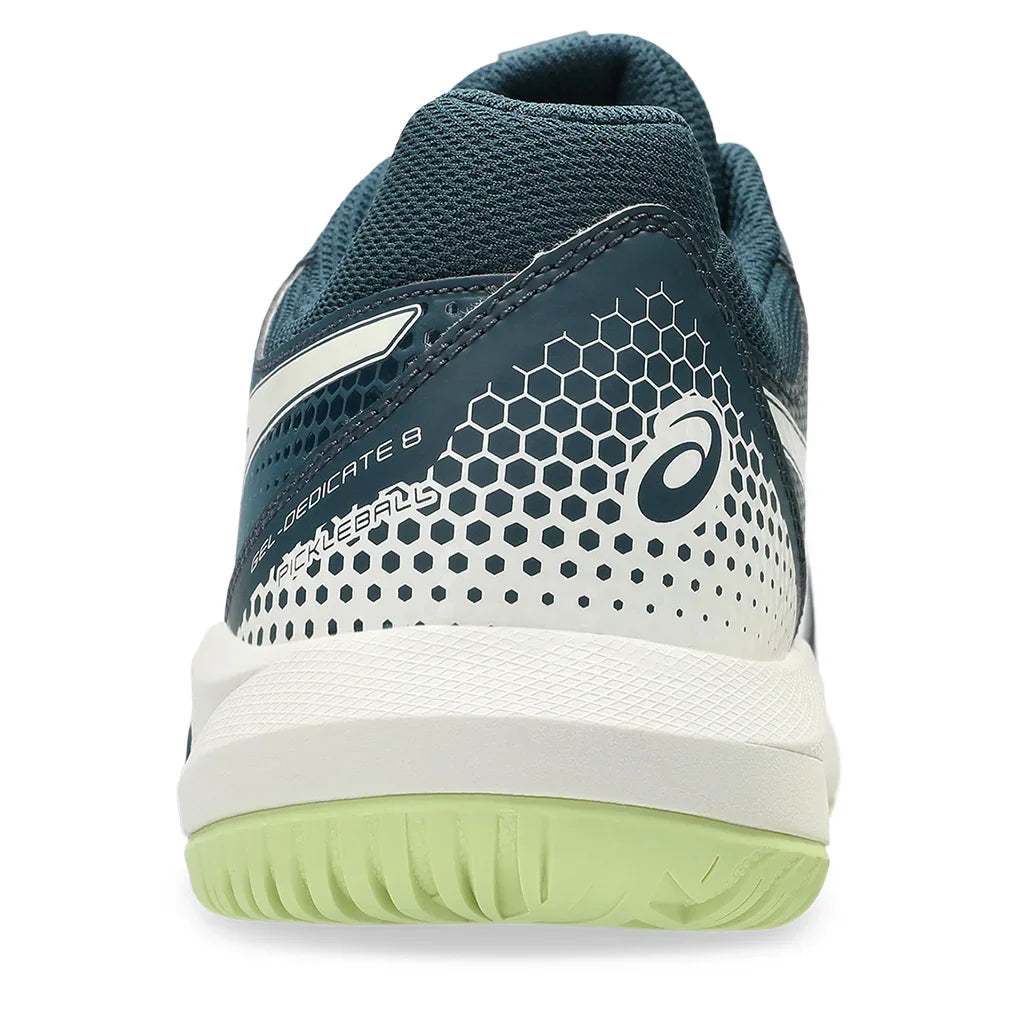 Men`s GEL-Dedicate 8 Pickleball Shoes Tranquil Teal and Cream Footwear Asics