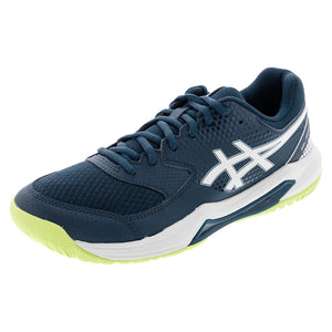 Men`s GEL-Dedicate 8 Pickleball Shoes Tranquil Teal and Cream Footwear Asics