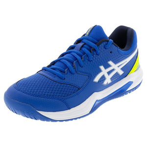 Men`s GEL-Dedicate 8 Pickleball Shoes Illusion Blue and White Footwear Asics
