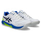 Men`s GEL-Dedicate 8 Pickleball Shoes White and Black Footwear Asics