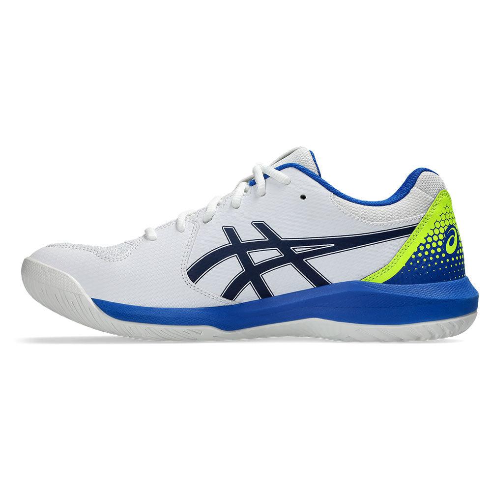 Men`s GEL-Dedicate 8 Pickleball Shoes White and Black Footwear Asics
