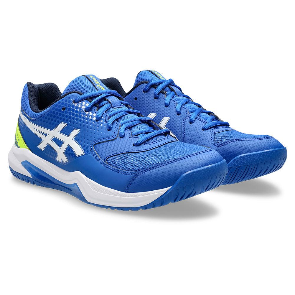 Men`s GEL-Dedicate 8 Pickleball Shoes Illusion Blue and White Footwear Asics