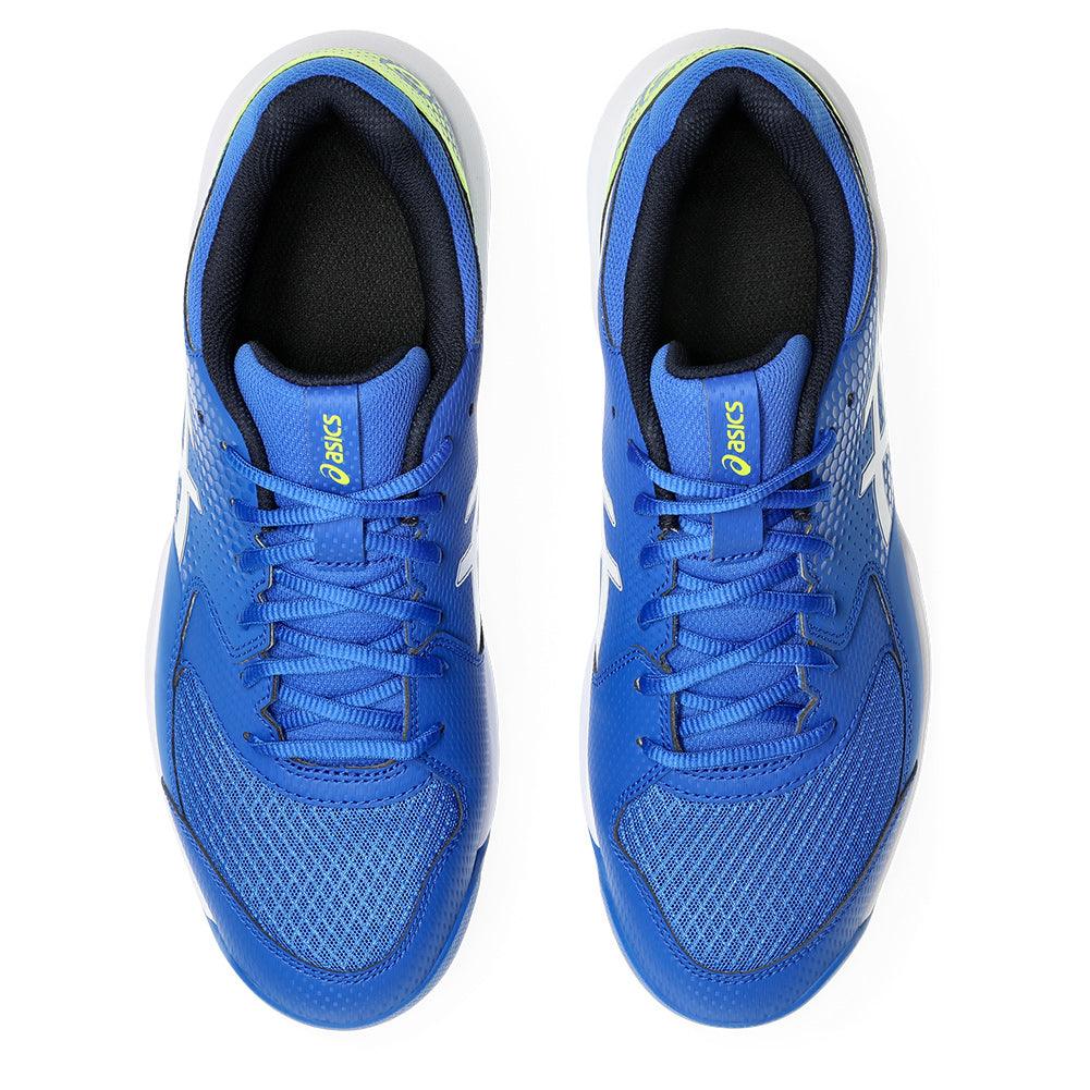 Men`s GEL-Dedicate 8 Pickleball Shoes Illusion Blue and White Footwear Asics