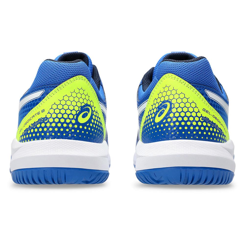 Men`s GEL-Dedicate 8 Pickleball Shoes Illusion Blue and White Footwear Asics