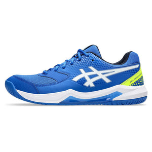 Men`s GEL-Dedicate 8 Pickleball Shoes Illusion Blue and White Footwear Asics