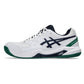 Men`s GEL-Dedicate 8 Wide Tennis Shoes White and Midnight Footwear Asics