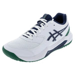 Men`s GEL-Dedicate 8 Wide Tennis Shoes White and Midnight Footwear Asics