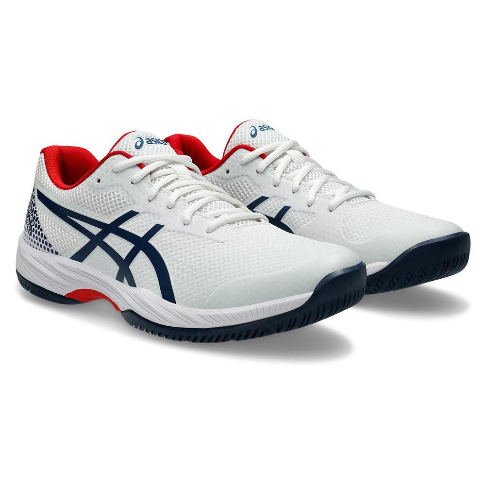 Mens Gel-Game 9 Pickleball Shoes White and White Sky Footwear Asics