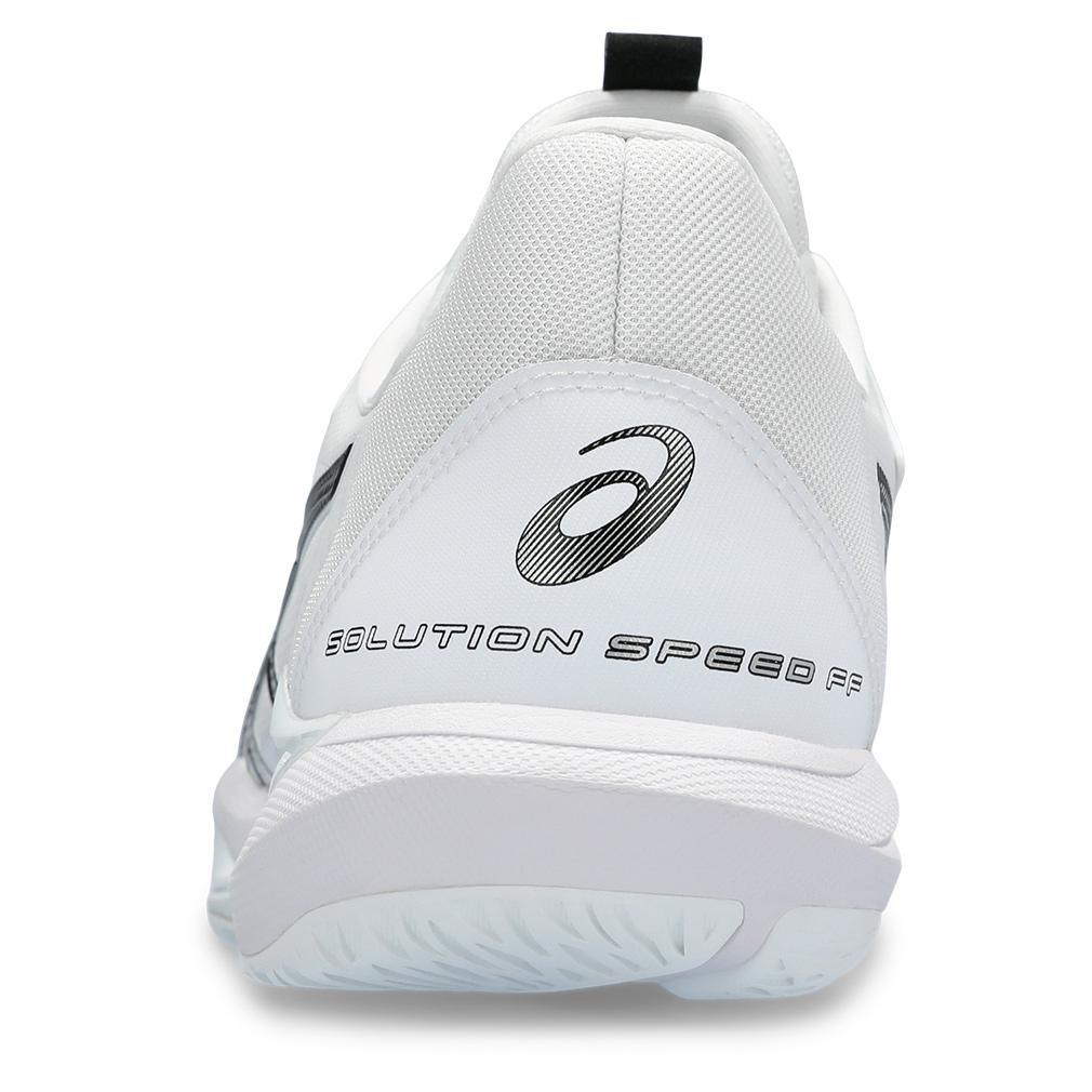 Men's Solution Speed FF 3 Tennis Shoes White and Black Footwear Asics
