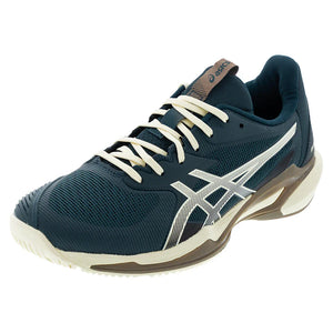 Men`s Solution Speed FF 3 Tennis Shoes Saxon Green and Birch Footwear Asics