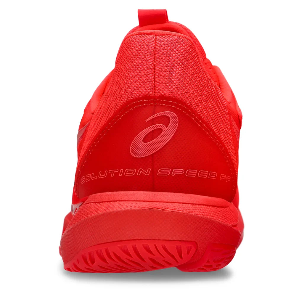 Men`s Solution Speed FF 3 Tennis Shoes Flash Red and Blazing Coral Footwear Asics