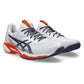 Men`s Solution Speed FF 3 Tennis Shoes White and Greyish Purple Footwear Asics
