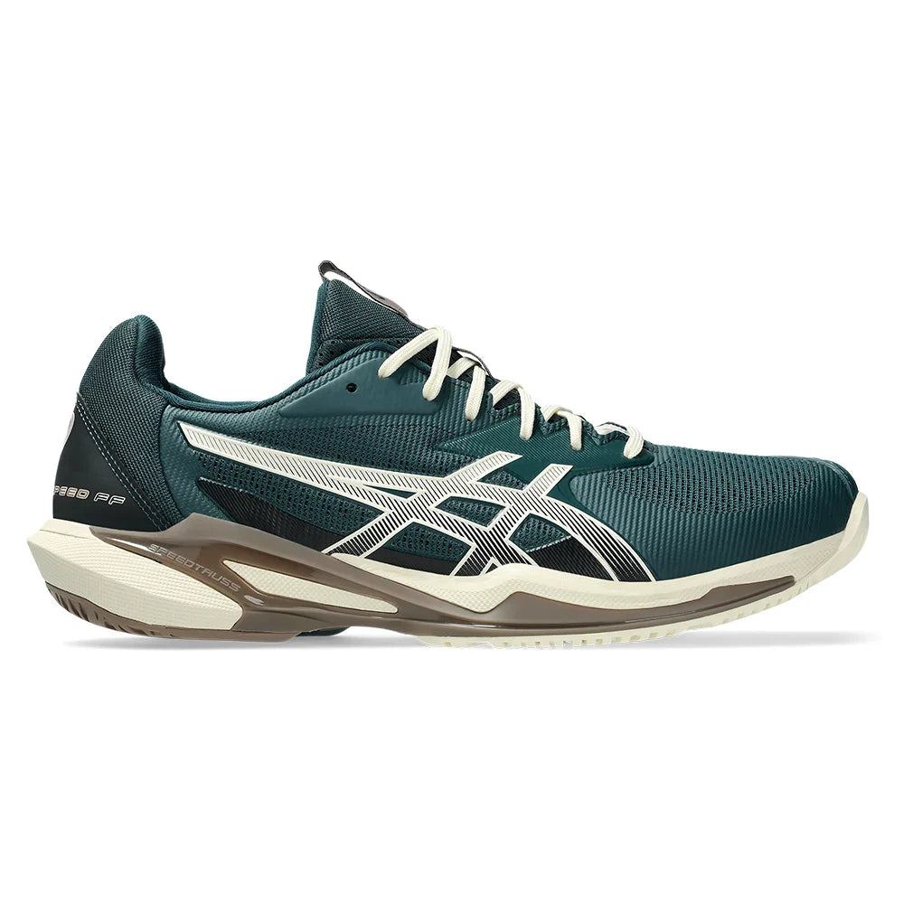 Men`s Solution Speed FF 3 Tennis Shoes Saxon Green and Birch Footwear Asics