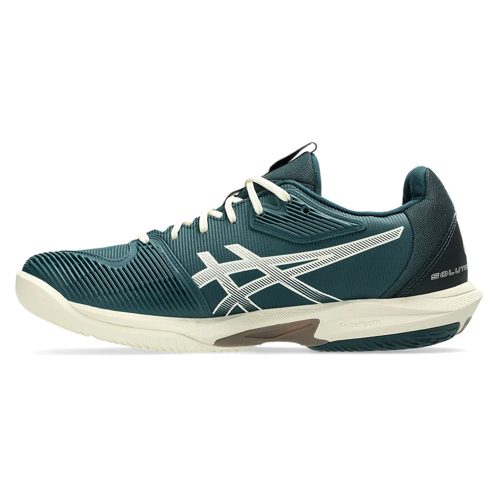 Men`s Solution Speed FF 3 Tennis Shoes Saxon Green and Birch Footwear Asics