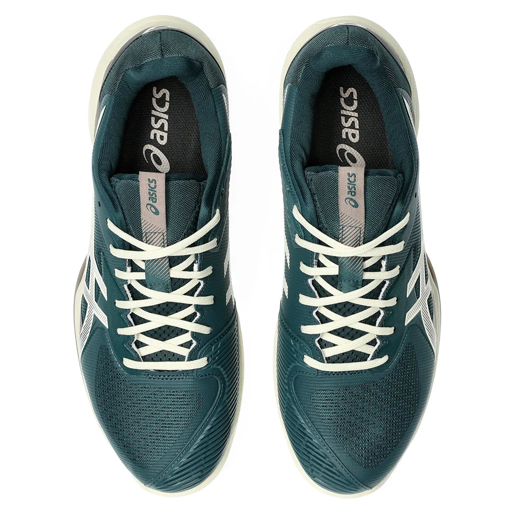 Men`s Solution Speed FF 3 Tennis Shoes Saxon Green and Birch Footwear Asics
